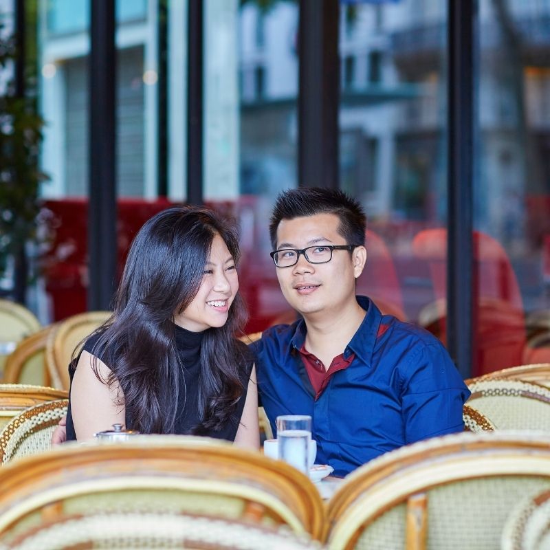 Gia đình anh chị Hoàng Oanh