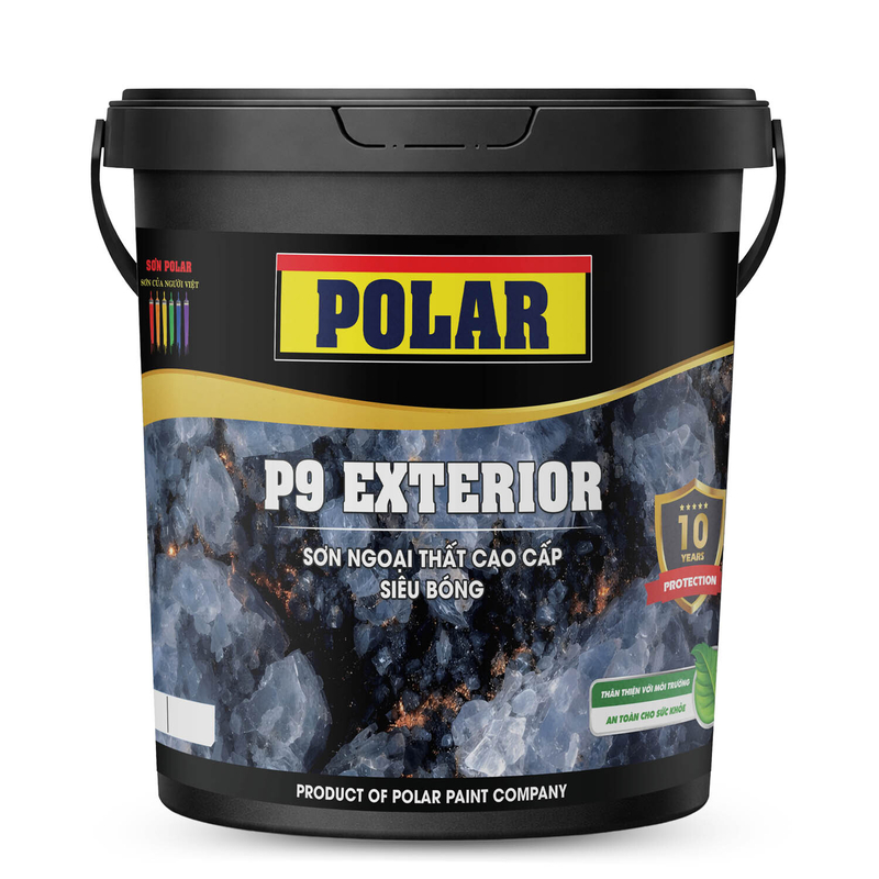 SƠN NGOẠI THẤT CAO CẤP  POLAR P9 SUPER SHIELD