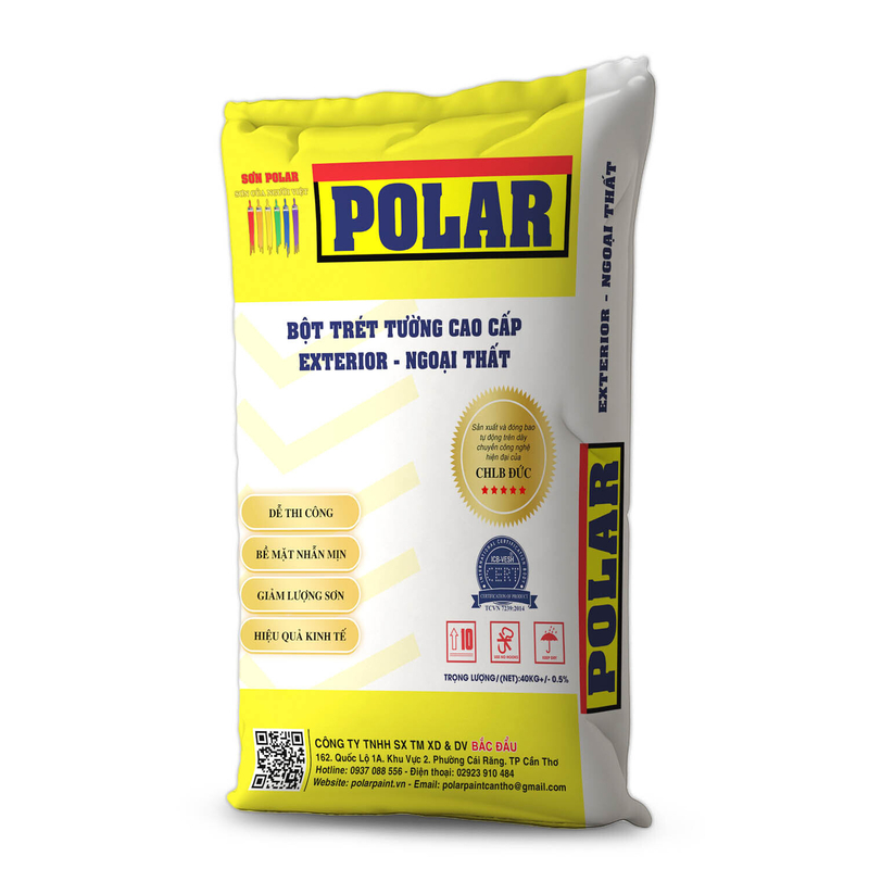 BỘT BẢ NGOẠI THẤT CAO CẤP POLAR YELLOW